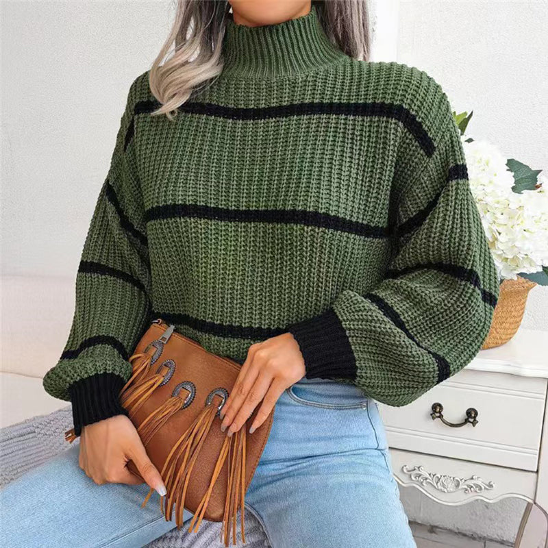 WW | Gestreifte Strickpullover Für Frauen