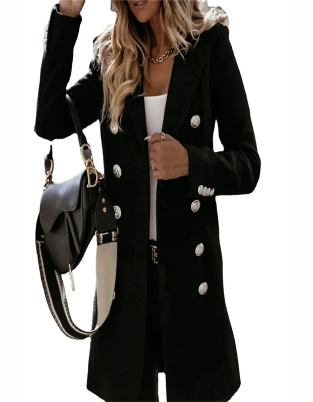 eleganter und warmer Mantel für Damen