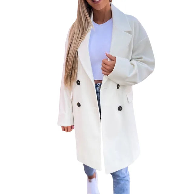 W&W Mode - Stilvoller Mid-Length Trenchcoat