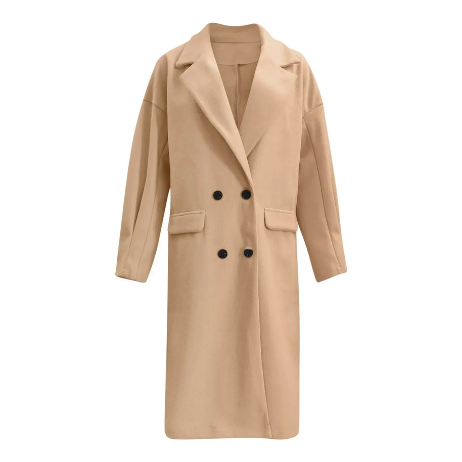 WW - Stilvoller Mid-Length Trenchcoat