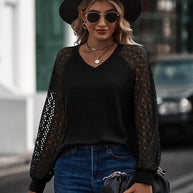 WW – Eleganter Pullover-Bluse