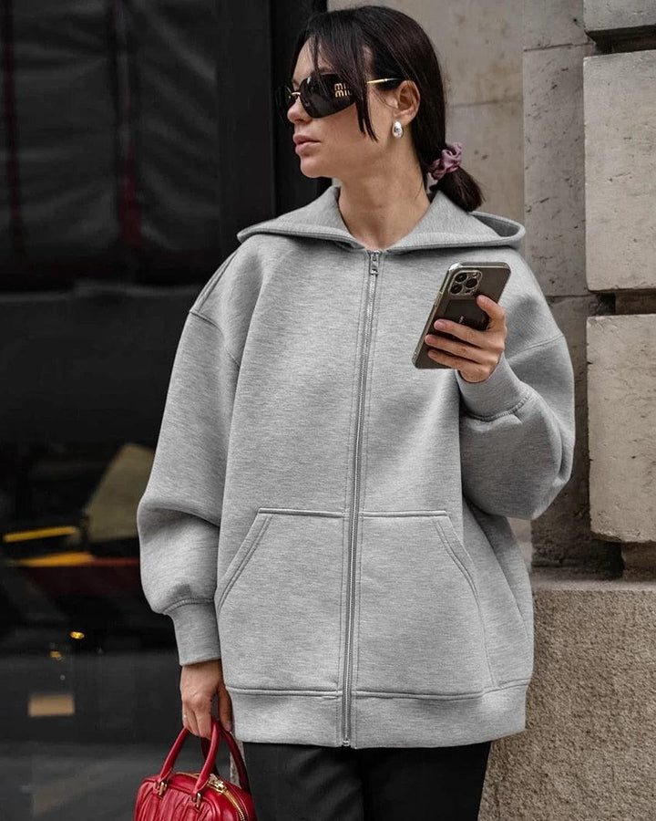 Warm Hoodie Damenweste