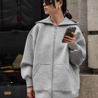 Warm Hoodie Damenweste