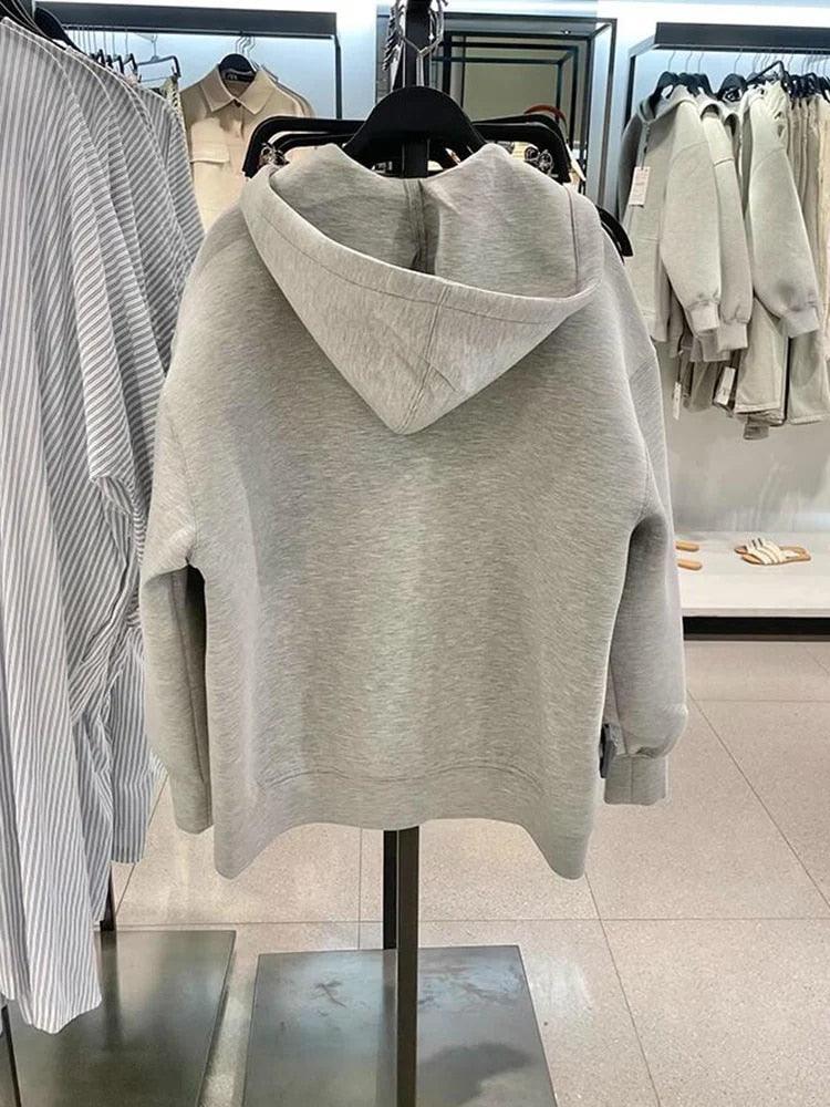 Warm Hoodie Damenweste