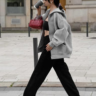 Warm Hoodie Damenweste