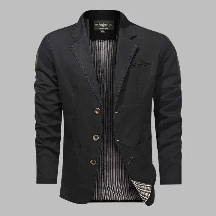 W&W Mode | Herbstlicher Herrenblazer Mit Knöpfen