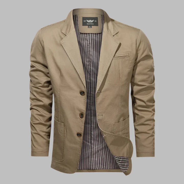 W&W Mode | Herbstlicher Herrenblazer Mit Knöpfen