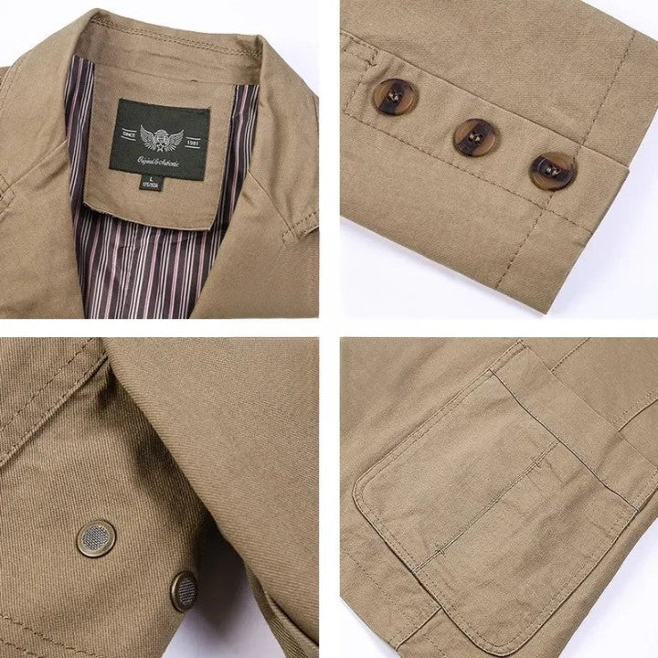W&W Mode | Herbstlicher Herrenblazer Mit Knöpfen