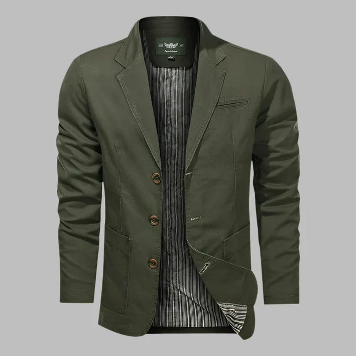 W&W Mode | Herbstlicher Herrenblazer Mit Knöpfen