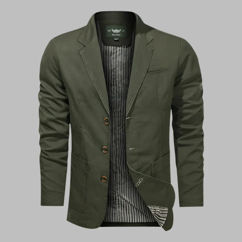 WW | Herbstlicher Herrenblazer Mit Knöpfen