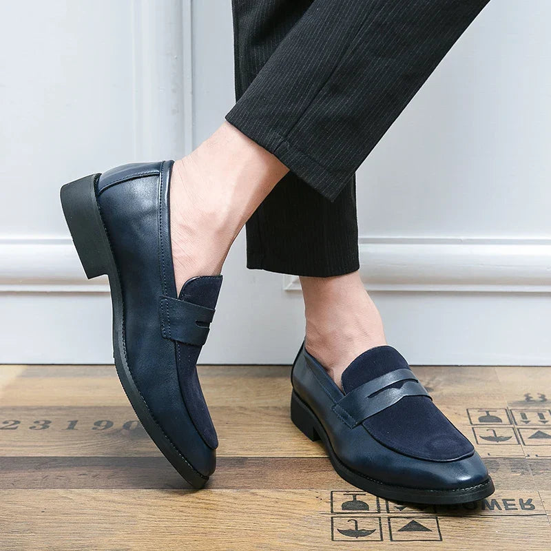 W&W Mode | Elegante Wildleder- und Lederloafer