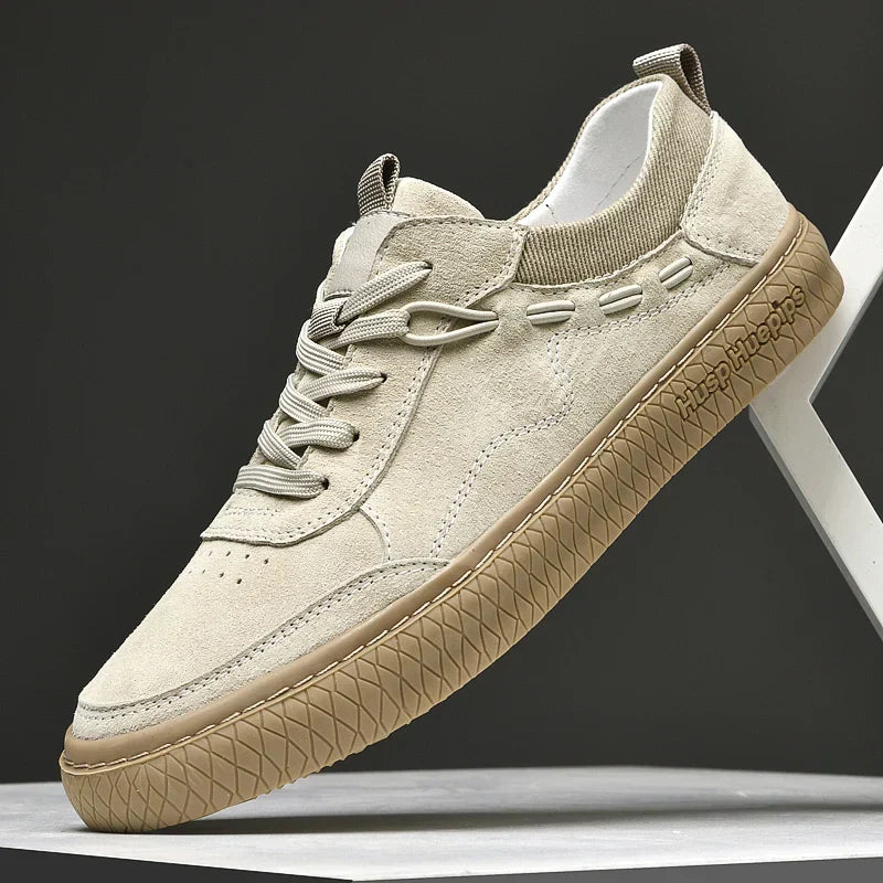 WW | Wildleder Sneakers Mit Textur Sohle