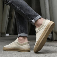 WW | Wildleder Sneakers Mit Textur Sohle