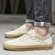 WW | Wildleder Sneakers Mit Textur Sohle