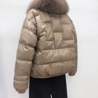 WW | Lockere Pufferjacke Warm & Vintage