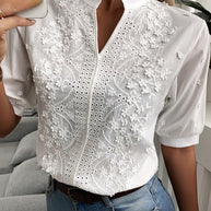 WW | Elegante Baumwollbluse Für Damen