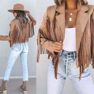 WW | WildlederFransenjacke für Damen