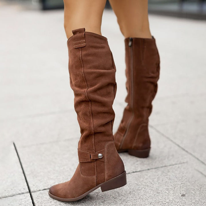 W&W Mode | Warme Wildlederstiefel - Gemütliche Winterschuhe