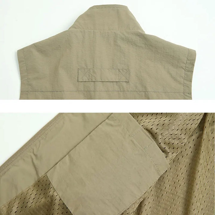 W&W Mode | Stilvolle Leichte Zwischenjacke Als Weste Für Herren Mit Kragen
