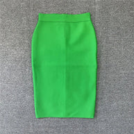 WW | Frauen Neue Rayon Bandage Rock Elegante Bleistiftrock Berühmte Sexy Club Party Kleidung Vintage Vestios