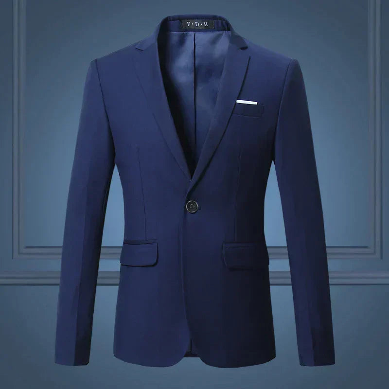 WW | Klassische Einreihige Blazer Für Männer