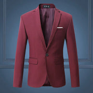 WW | Klassische Einreihige Blazer Für Männer
