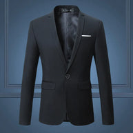 WW | Klassische Einreihige Blazer Für Männer
