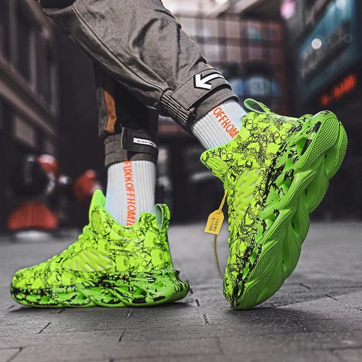 W&W Mode | Sneaker mit grafischem Druck und High-Tech-Ausstattung