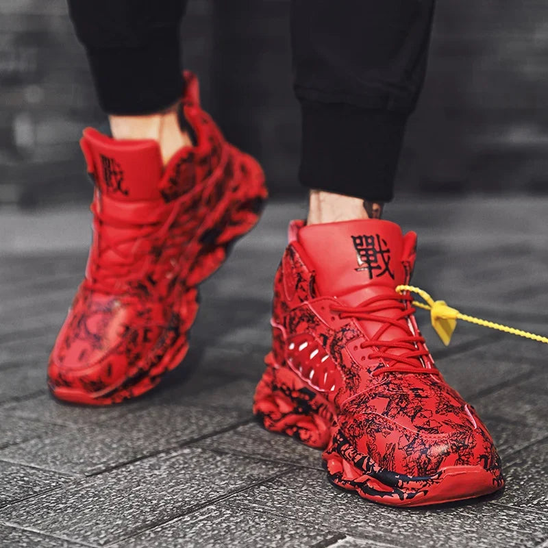 W&W Mode | Sneaker mit grafischem Druck und High-Tech-Ausstattung
