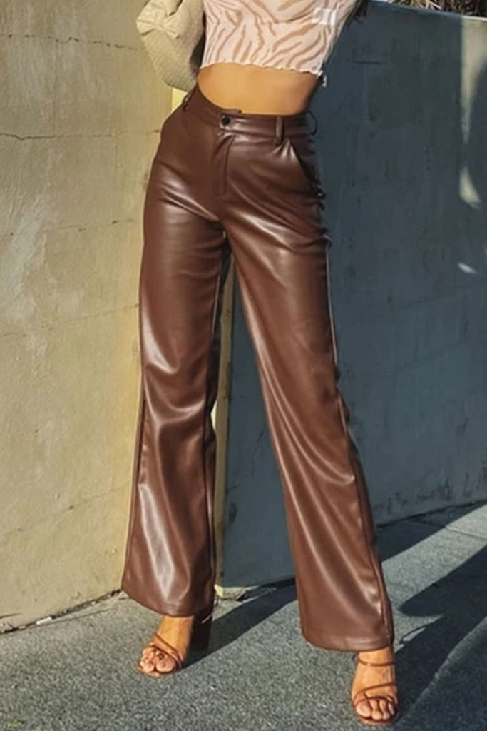 WW | Hochbundige Weite Lederhose