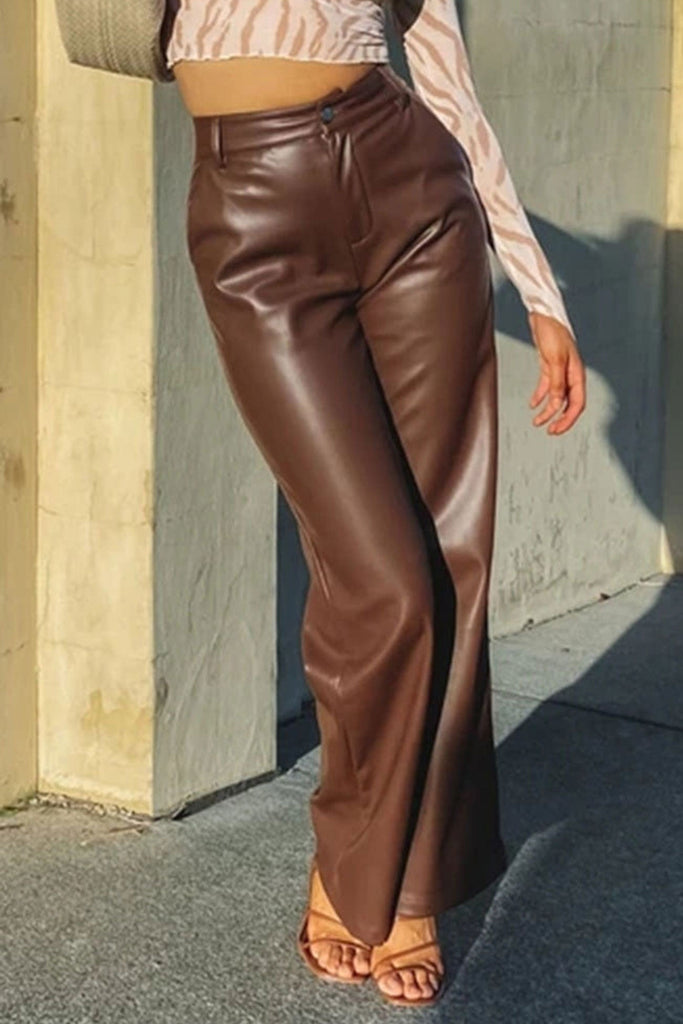 WW | Hochbundige Weite Lederhose