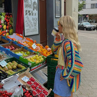 Boho Strickjacke