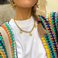 WW | Damen Boho Strickjacke