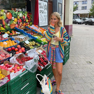 WW | Damen Boho Strickjacke