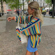 Boho Strickjacke