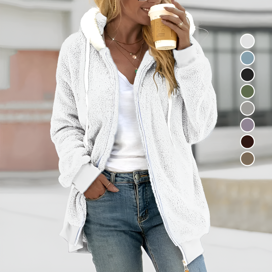 W&W Mode | Bequeme Superweiche Fleecejacke Mit Kapuze