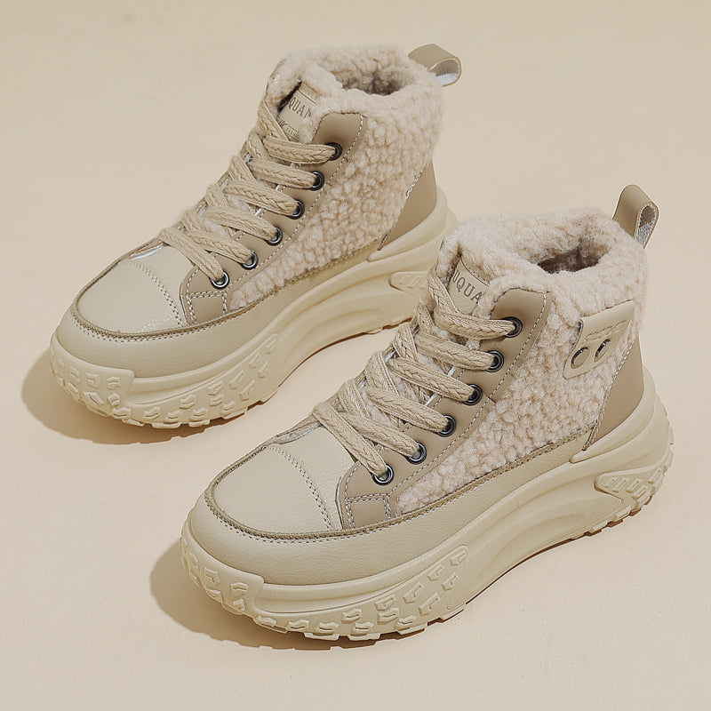 WW – Wasserdichte Plüsch-Stiefeletten