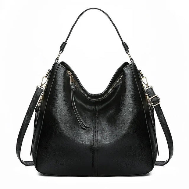 WW | Leder Tasche Mit Großer Kapazität Und Seitenfächern