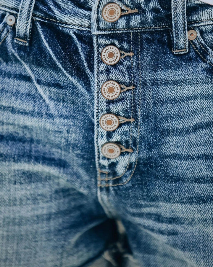 W&W Mode - Kurze Jeans mit hoher Taille