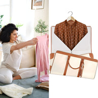 WW - Eleganter Kleiderorganizer Umhängetasche aus Vegan Leder