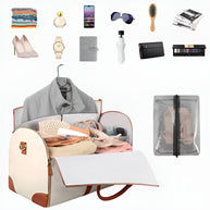 WW - Eleganter Kleiderorganizer Umhängetasche aus Vegan Leder