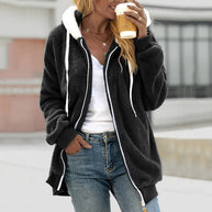 WW | Lässige Plüsch-Sweatshirt