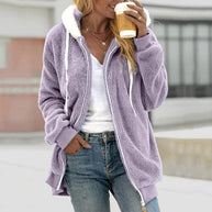 WW | Lässige Plüsch-Sweatshirt