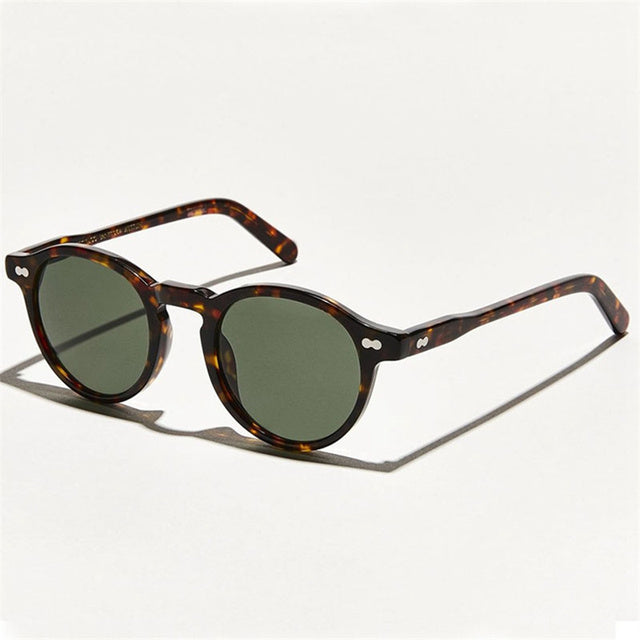 WW | Runde Sonnenbrille Für Herren Weinlese & Stylisch