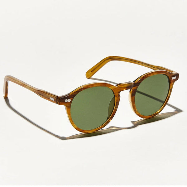 WW | Runde Sonnenbrille Für Herren Weinlese & Stylisch