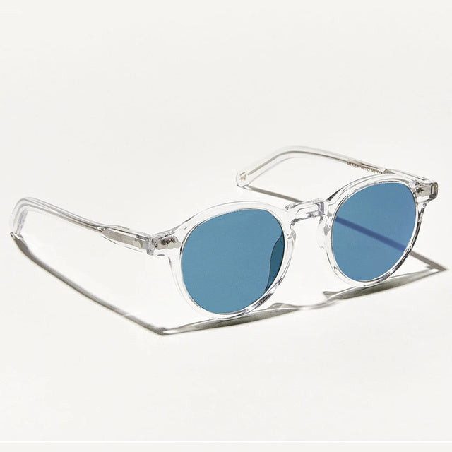 WW | Runde Sonnenbrille Für Herren Weinlese & Stylisch