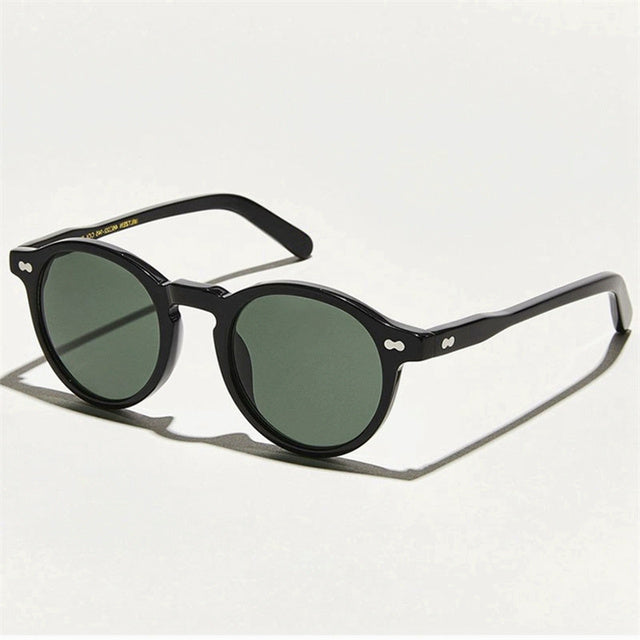 WW | Runde Sonnenbrille Für Herren Weinlese & Stylisch