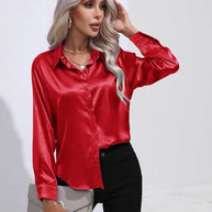 W&W - Elegante Satinbluse