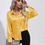 W&W - Elegante Satinbluse