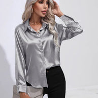 W&W - Elegante Satinbluse